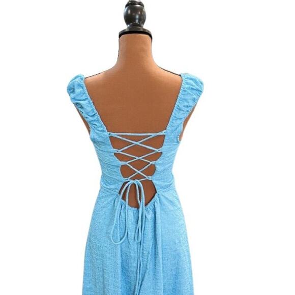 ASTR the Label Crinkle Shoulder Midi Dress – Size Small - Picture 5 of 9